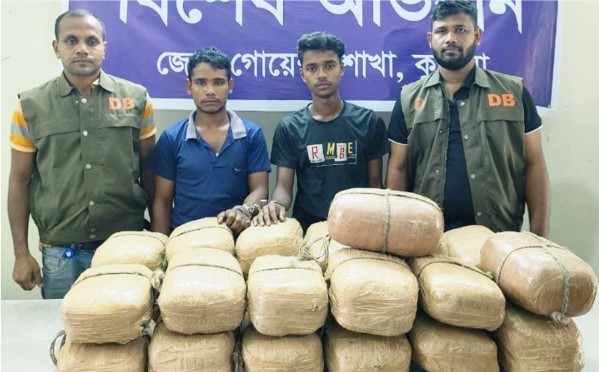কুমিল্লায় ৫২ কেজি গাঁজাসহ গ্রেফতার ২